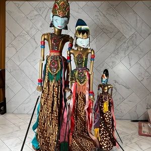 Vintage Marionette Shadow Puppet Wayand klitik EUC